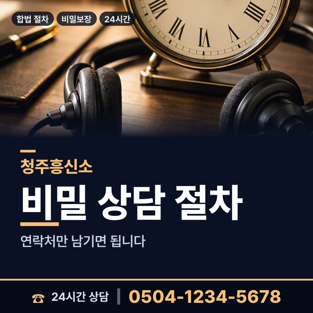 청주 내덕1동 탐정가격 상담 안내